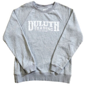 DULUTH Trading Co Gray Crewneck Sweatshirt